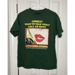 The‎ Hundreds Men's 800 Hot Alpha Phoneline Skater T Shirt Green Size Medium